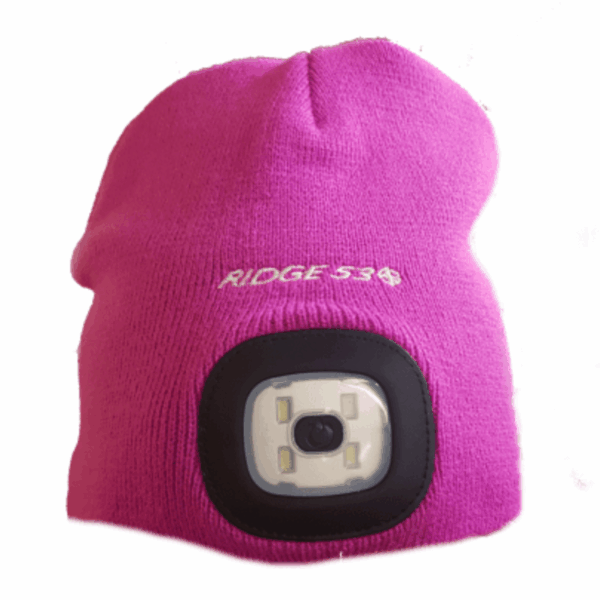 LED Pink Beanie Hat