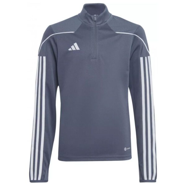 Kids Tiro 23 Grey Training Top