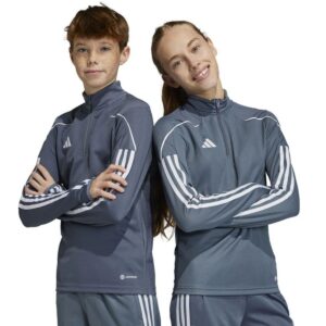 Kids Tiro 23 Grey Training Top