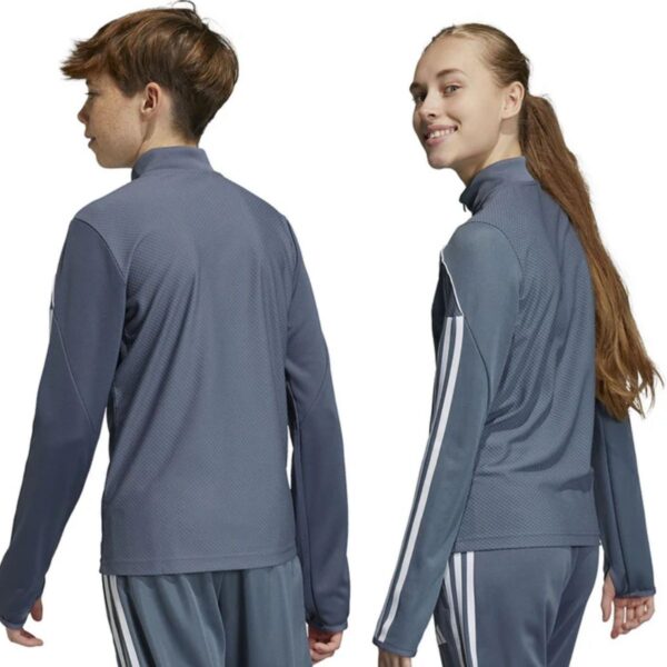 Kids Tiro 23 Grey Training Top
