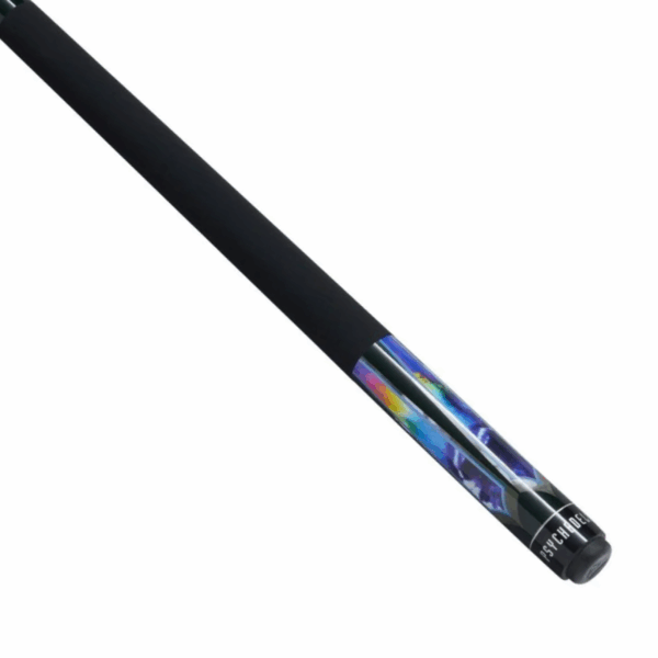 Psychedelic 57″ 2 Piece Pool Cue – 10mm Tip