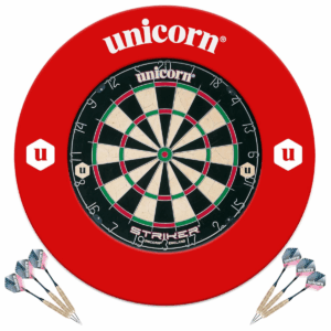 Striker EVA Dartboard with Darts & PDC Surround
