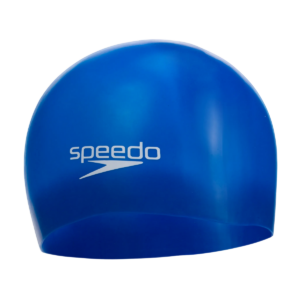 Moulded Silicone Junior Blue Swim Cap