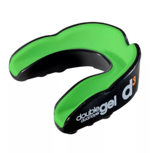 Double Gel Green/Black Mouthguard