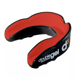 Double Gel Black/Red Mouthguard
