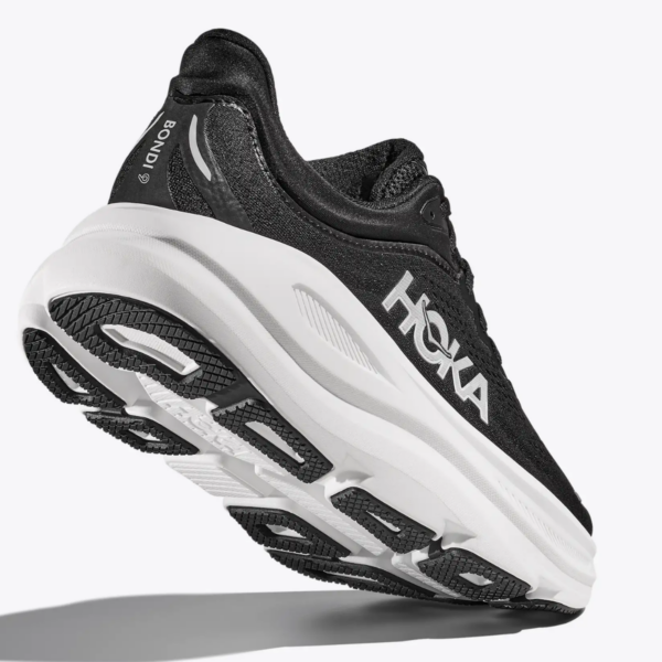 Mens Bondi 9 Black Running Shoes