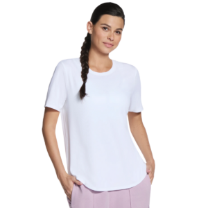 Womens GO WALK Luxe Rib T-shirt