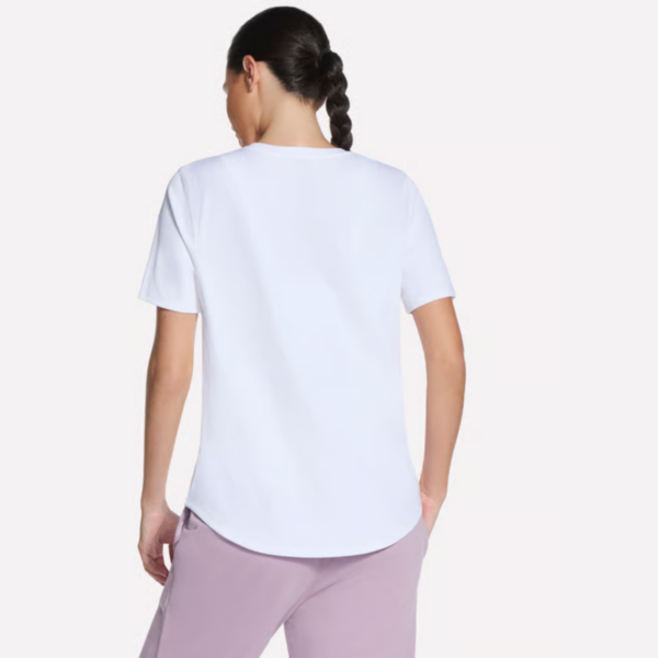 Womens GO WALK Luxe Rib T-shirt