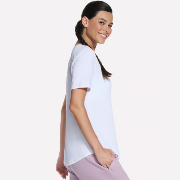 Womens GO WALK Luxe Rib T-shirt