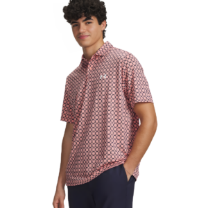Mens Matchplay Printed Crab Geo Polo Shirt