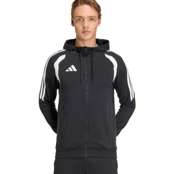 Adults Tiro 26 League Sweat Full Zip Hoody