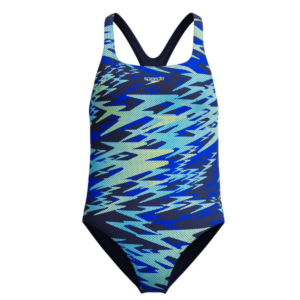Girls Hyperboom Printed Medalist One-Piece Swimsuit