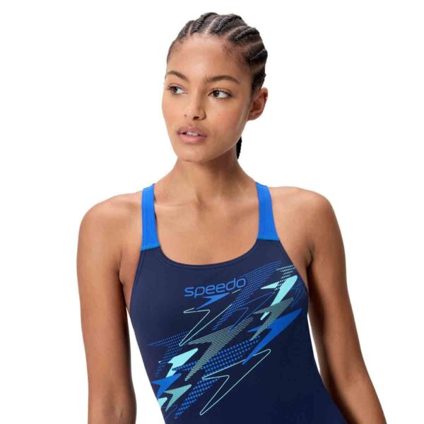 Womens Medley Logo Medalist Swimsuit