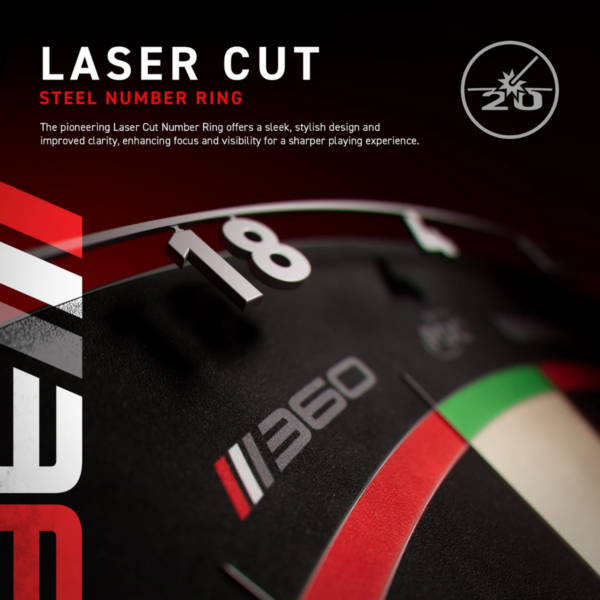 Blade 360 Triple Core Dartboard – Official PDC Match Quality
