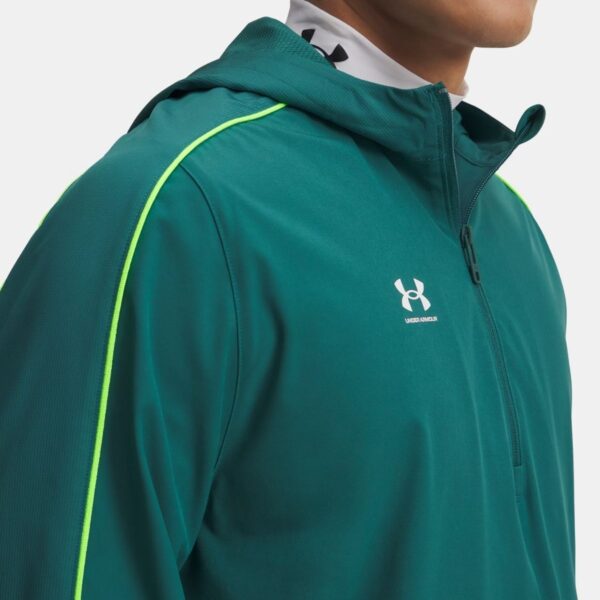Mens UA Challenger Green Warmup Jacket