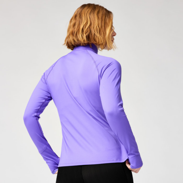 Womens Dash 3.0 Purple Half Zip