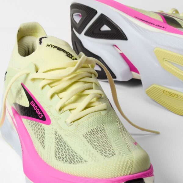 Womens Hyperion Max 3 Yellow Running Shoes