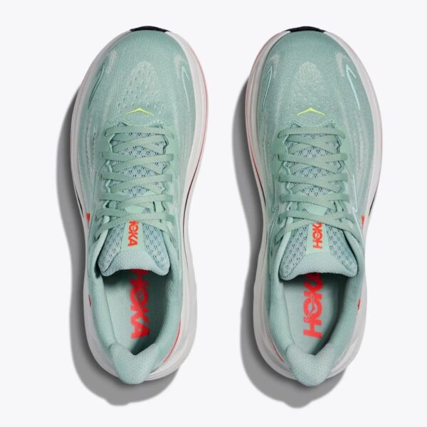 Mens Clifton 10 Green Running Shoes