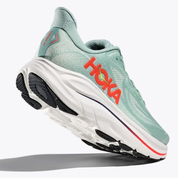 Mens Clifton 10 Green Running Shoes