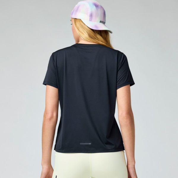 Womens Dash Short Sleeve Black T-Shirt