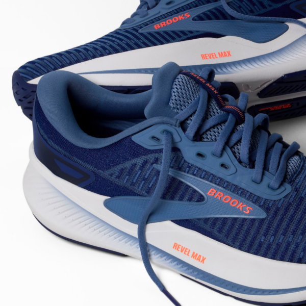 Mens Revel Max Navy Running Shoes