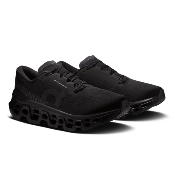 Mens Cloudmonster 3 Black Running Shoes