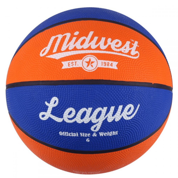 10 Pack League Basketball Blue/Orange