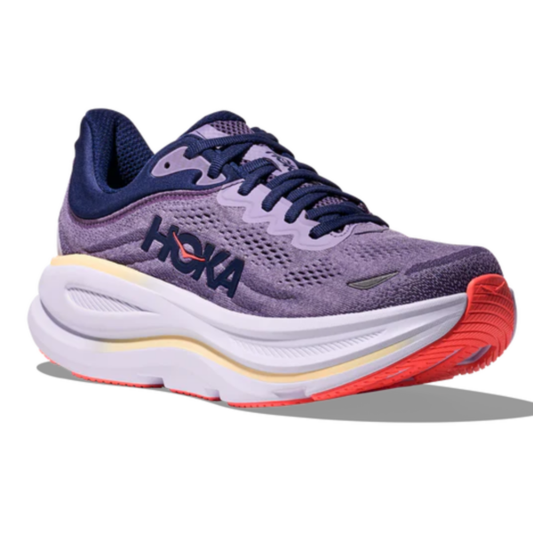 Womens Bondi 9 Purple Running Shoes