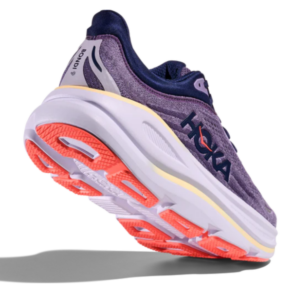 Womens Bondi 9 Purple Running Shoes