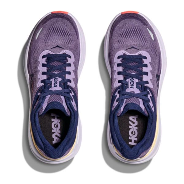 Womens Bondi 9 Purple Running Shoes