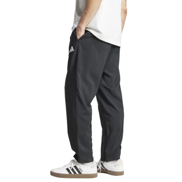 Mens Open Hem Stanford Essentials Black Trousers