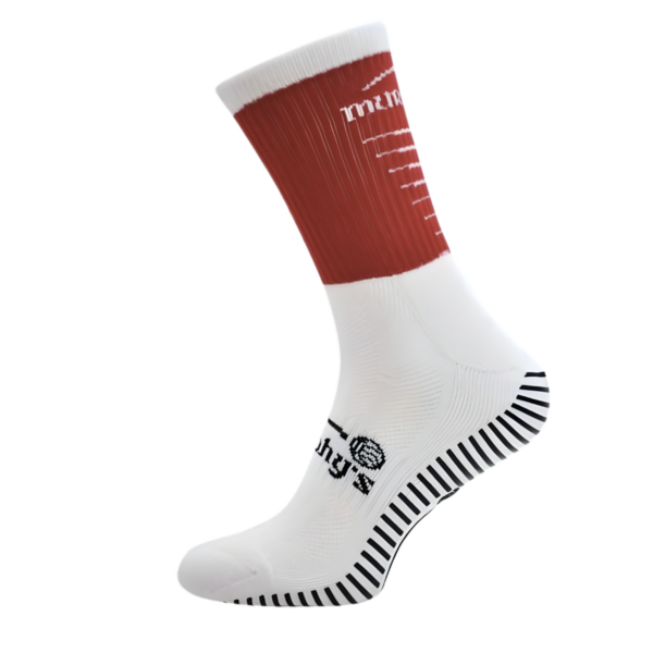 Pro Mid Grip Socks Maroon