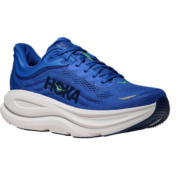 Mens Bondi 9 Blue Running Shoes