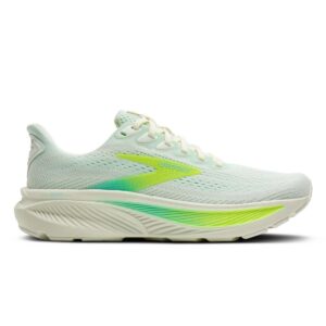 Womens Ghost 17 White/Green Running Shoes