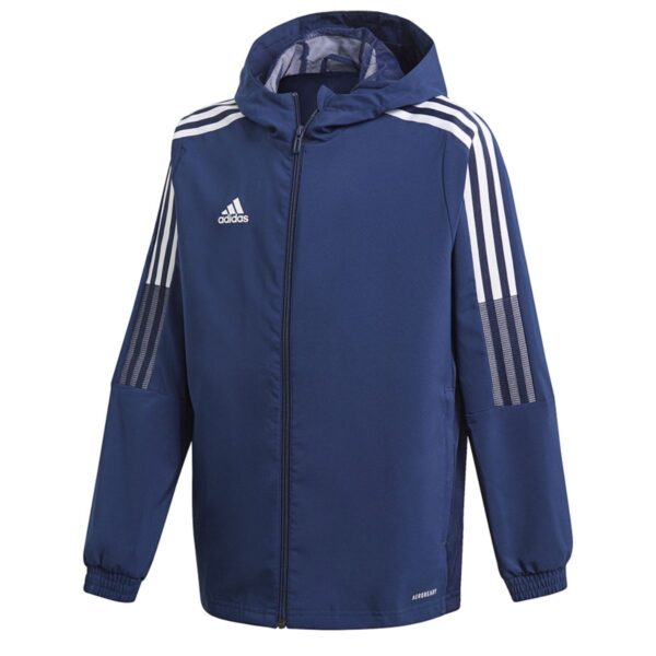 Kids Tiro 21 Navy Windbreaker