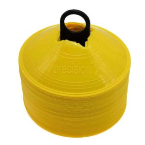 Yellow Saucer Cones - Set of 50