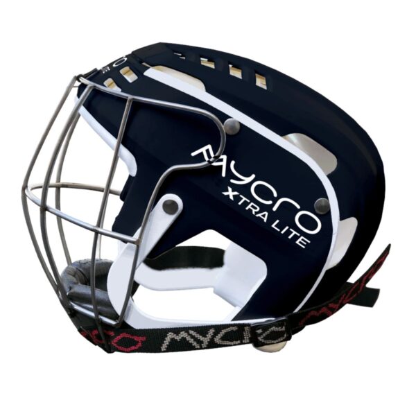 Pin Stripe Black/White Hurling Helmet