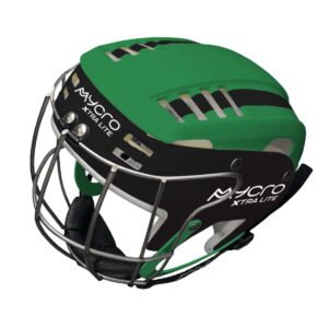 Stripes Only Green/Black Hurling Helmet