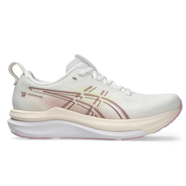 Womens Gel Kayano 33 White Running Shoes