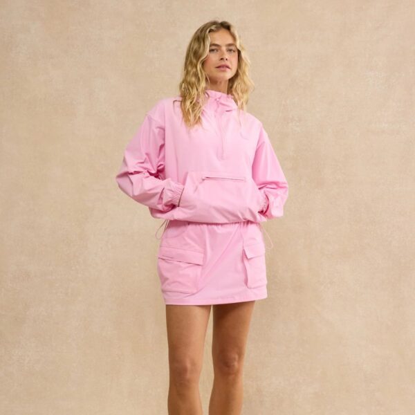 Womens Pink Blossom Haven Windbreaker