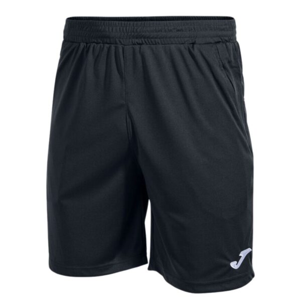 Referee Black Shorts with Zip Pockets