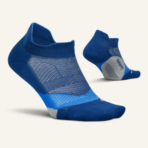 Elite Light Cushion No Show Running Socks