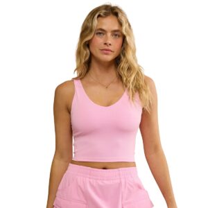 Womens Soft-Motion Pink Tank