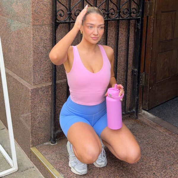 Womens Soft-Motion Pink Tank