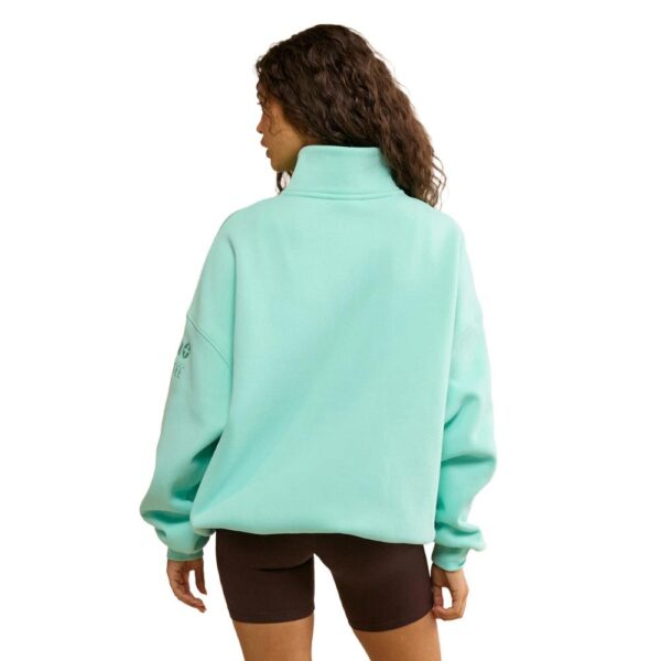Womens Snap Collar Sierra Peppermint Sweatshirt