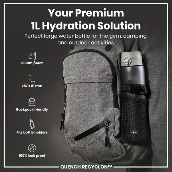 Quench One Touch 1000ml Water Bottle