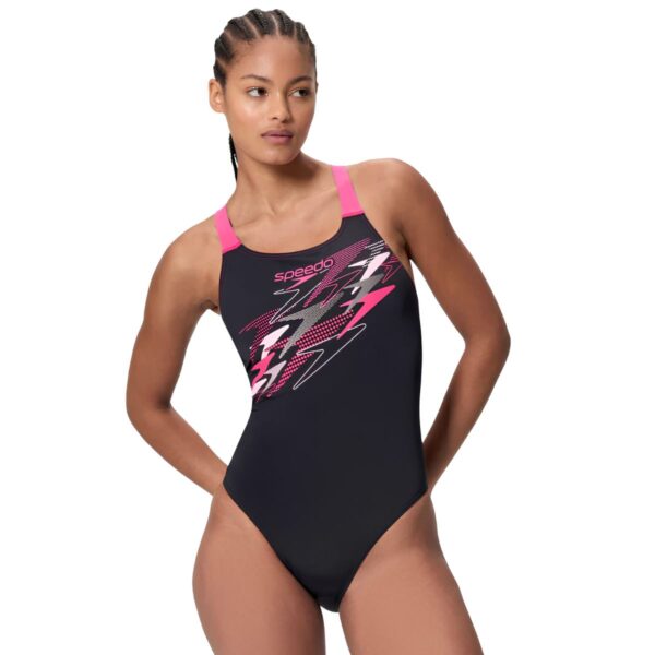 Womens Endurance+ Medley Logo Swimsuit