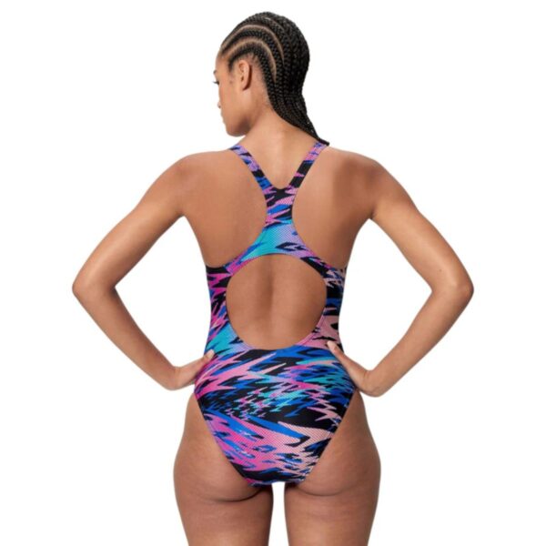 Womens Hyperboom Printed Medalist 1pc Swimsuit