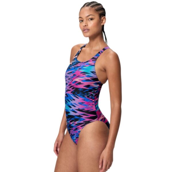 Womens Hyperboom Printed Medalist 1pc Swimsuit