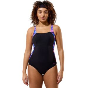 Womens Luna Lustre Printed 1pc Swimsuit